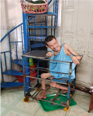 USAID project expands home-based rehabilitative palliative care to people with disabilities.